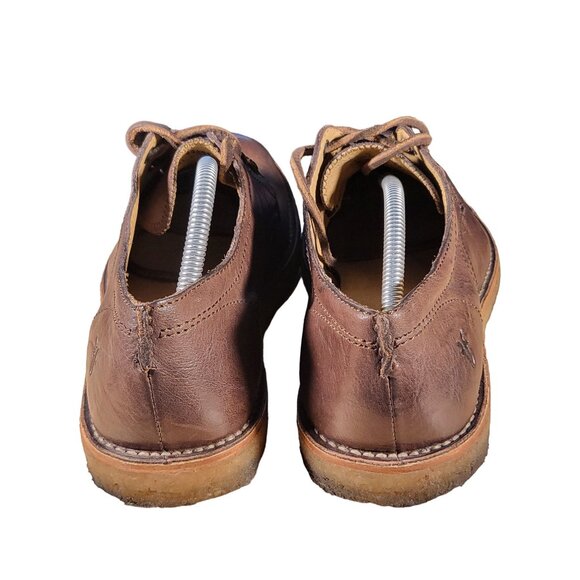 Frye Oxford Shoes Men Sz 12 D Brown Leather Lace Up Low Top main image 7